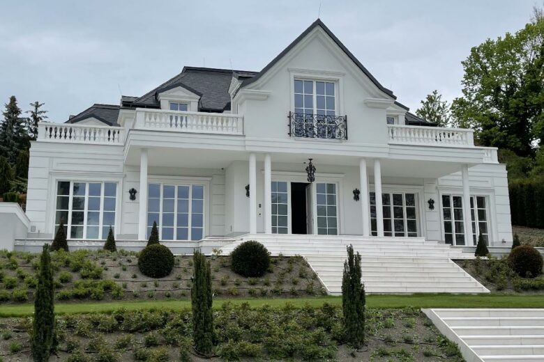 Facade design for a property in Switzerland