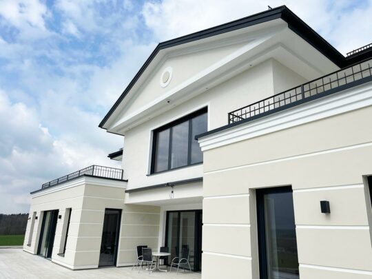 Gesimse Lisenen Villa Schweiz LB Fassadenelemente