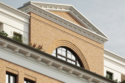 Roof or belt cornices